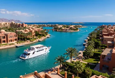 El Gouna Venice of the Red Sea City & Lagoon Tour